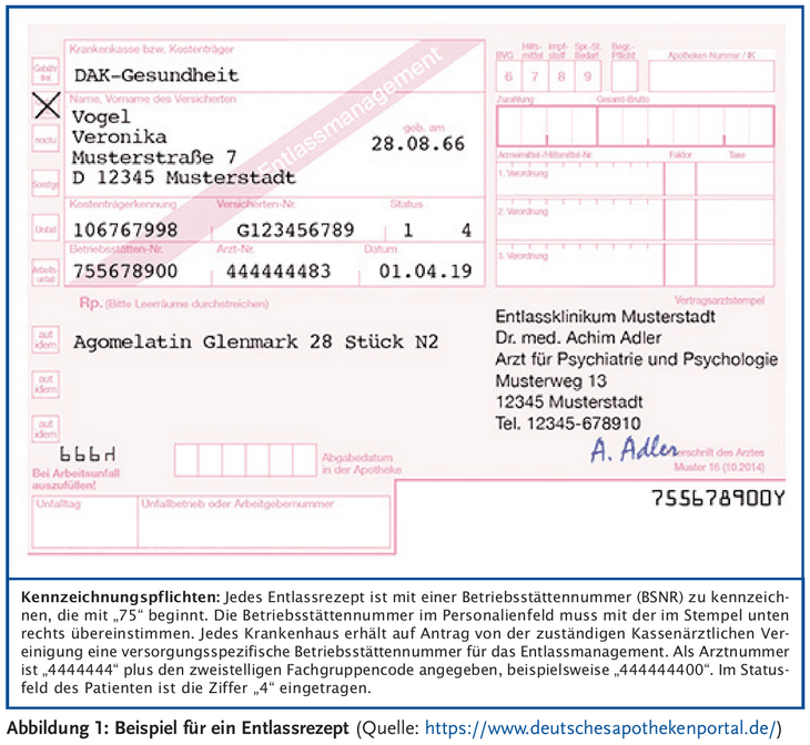 Verordnung von Arzneimitteln im Entlassmanagement ...