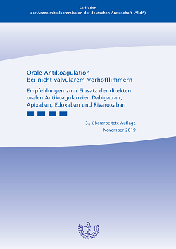 Abbildung 1: Leitfaden Orale Antikoagulation bei nicht valvulärem Vorhofflimmern